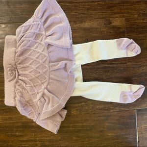 Knitted Skirt with Tights Baby Gap